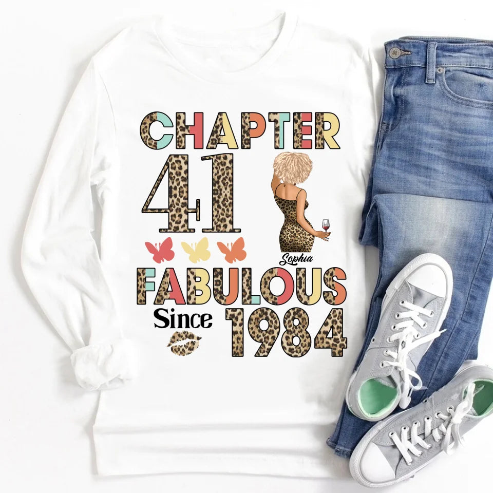 41st birthday shirts for her, Personalised 41st birthday gifts, 1984 t shirt, 41 and fabulous shirt, 41st birthday shirt ideas, gift ideas 41st birthday woman