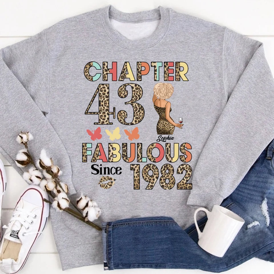 43rd birthday shirts for her, Personalised 43rd birthday gifts, 1982 t shirt, 43 and fabulous shirt, 43rd birthday shirt ideas, gift ideas 43rd birthday woman