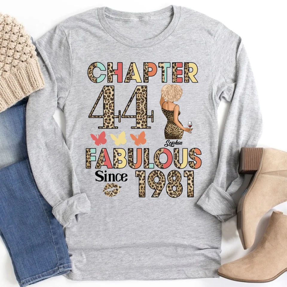 44th birthday shirts for her, Personalised 44th birthday gifts, 1981 t shirt, 44 and fabulous shirt, 44th birthday shirt ideas, gift ideas 44th birthday woman