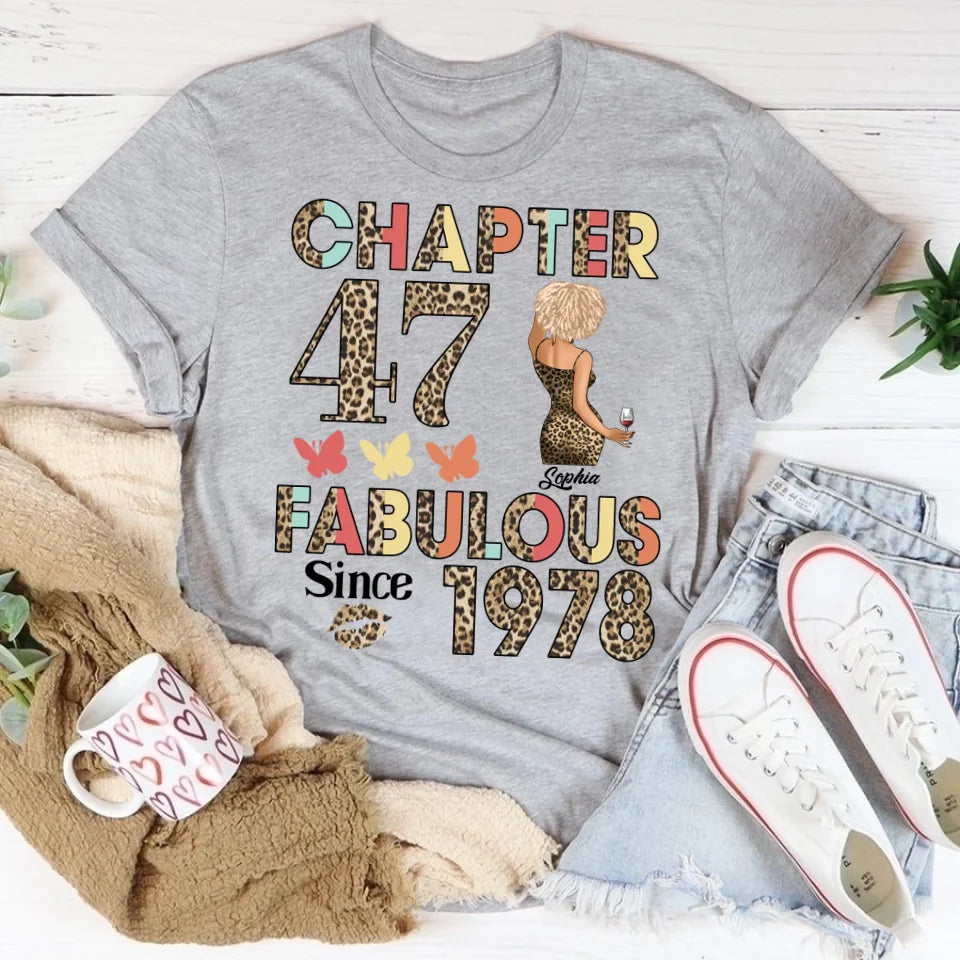 47th birthday shirts for her, Personalised 47th birthday gifts, 1978 t shirt, 47 and fabulous shirt, 47th birthday shirt ideas, gift ideas 47th birthday woman
