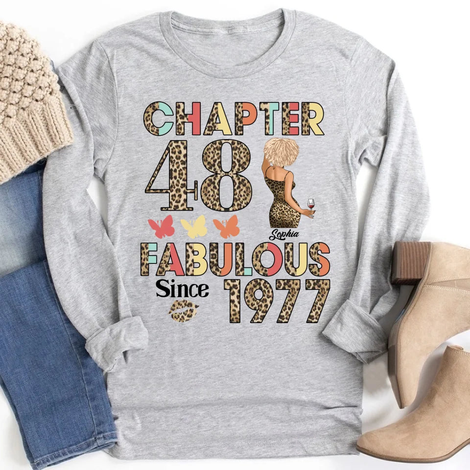 48th birthday shirts for her, Personalised 48th birthday gifts, 1977 t shirt, 48 and fabulous shirt, 48th birthday shirt ideas, gift ideas 48th birthday woman