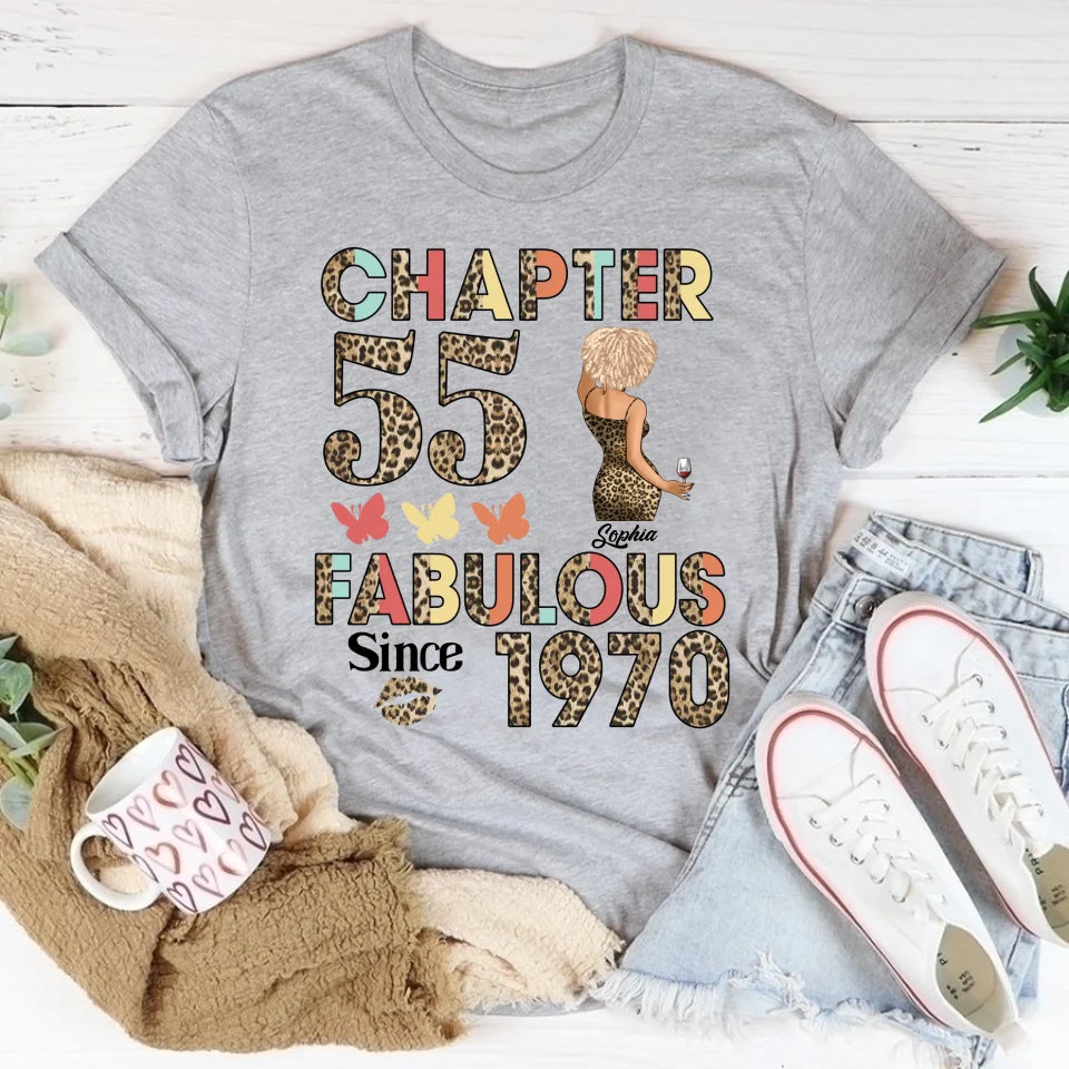 55th birthday shirts for her, Personalised 55th birthday gifts, 1970 t shirt, 55 and fabulous shirt, 55th birthday shirt ideas, gift ideas 55th birthday woman