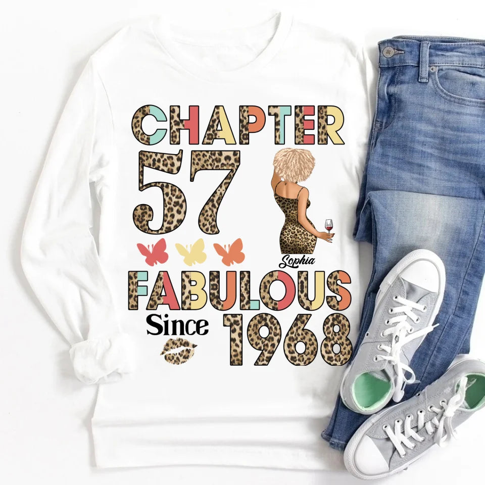 57th birthday shirts for her, Personalised 57th birthday gifts, 1968 t shirt, 57 and fabulous shirt, 57th birthday shirt ideas, gift ideas 57th birthday woman