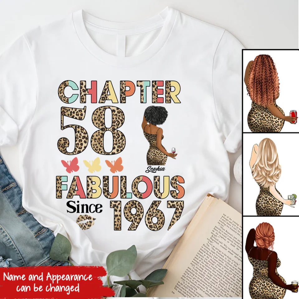 58th birthday shirts for her, Personalised 58th birthday gifts, 1967 t shirt, 58 and fabulous shirt, 58th birthday shirt ideas, gift ideas 58th birthday woman