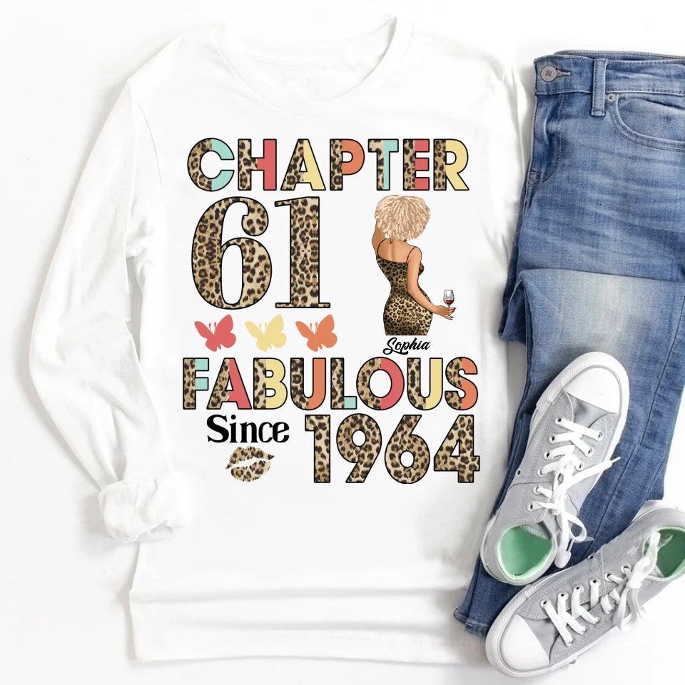 61th Birthday Shirts, Custom Birthday Shirts, Turning 61 Shirt For Women, Turning 61 And Fabulous Shirt, 1964 Shirt, Best Gifts For Women Turning 61