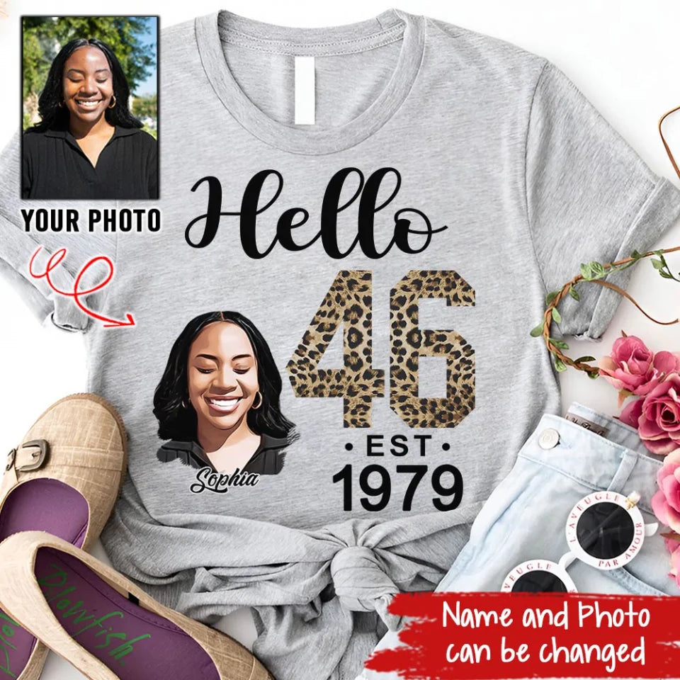 46th Birthday Shirts, Custom Birthday Shirts, Turning 46 Shirt, Gifts For Women Turning 46, 46 And Fabulous Shirt, 1979 Shirt, 46th Birthday Shirts For Her