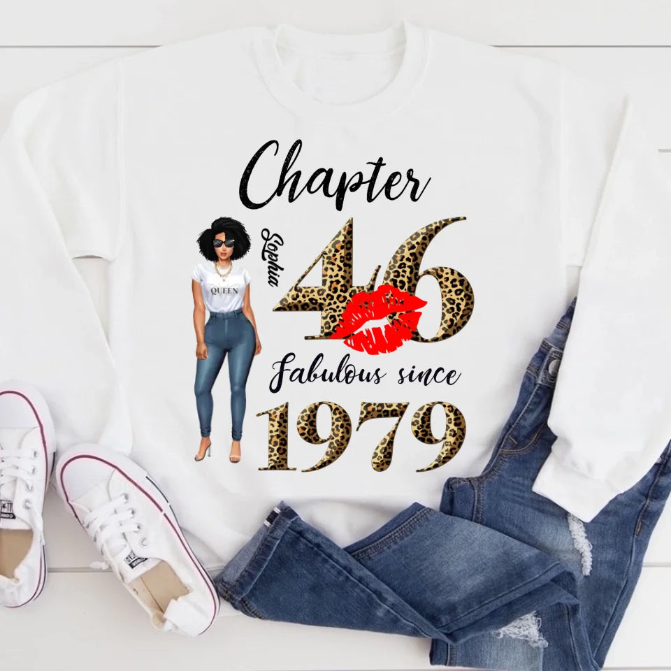 46th birthday shirts for her, Personalised 46th birthday gifts, 1979 t shirt, 46 and fabulous shirt, 46th birthday shirt ideas, gift ideas 46th birthday woman