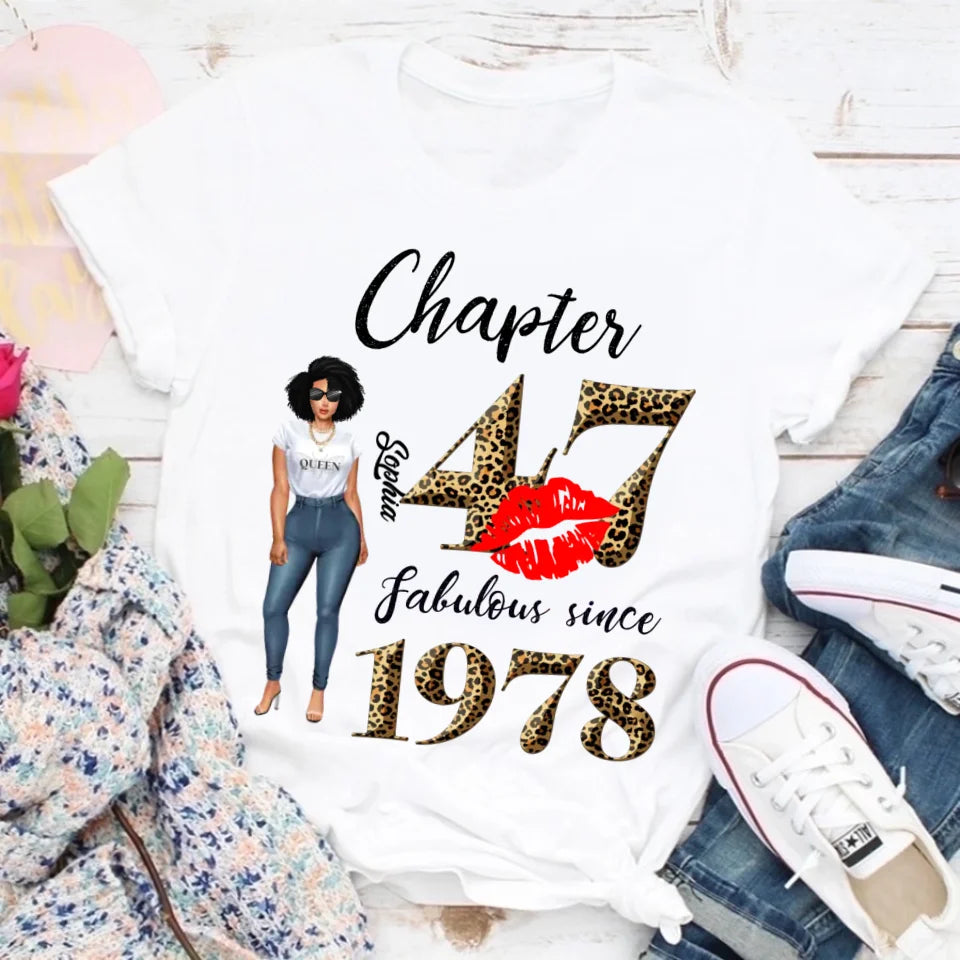 47th birthday shirts for her, Personalised 47th birthday gifts, 1978 t shirt, 47 and fabulous shirt, 47th birthday shirt ideas, gift ideas 47th birthday woman