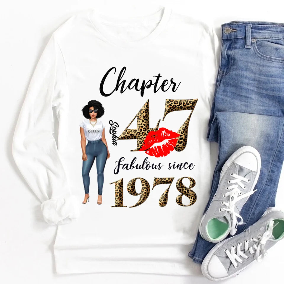 47th birthday shirts for her, Personalised 47th birthday gifts, 1978 t shirt, 47 and fabulous shirt, 47th birthday shirt ideas, gift ideas 47th birthday woman