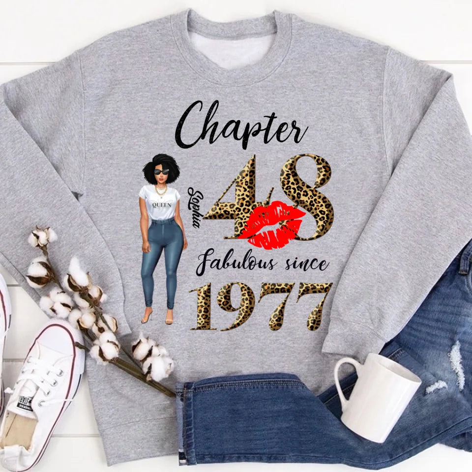 48th birthday shirts for her, Personalised 48th birthday gifts, 1977 t shirt, 48 and fabulous shirt, 48th birthday shirt ideas, gift ideas 48th birthday woman