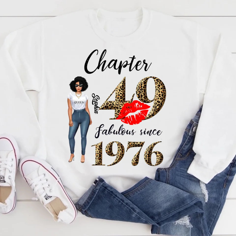 49th birthday shirts for her, Personalised 49th birthday gifts, 1976 t shirt, 49 and fabulous shirt, 49th birthday shirt ideas, gift ideas 49th birthday woman