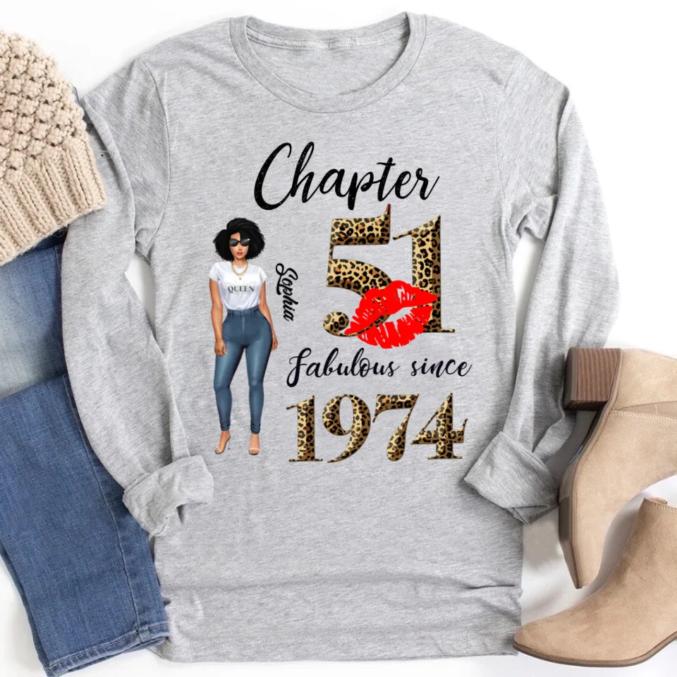51st birthday shirts for her, Personalised 51st birthday gifts, 1974 t shirt, 51 and fabulous shirt, 51st birthday shirt ideas, gift ideas 51st birthday woman