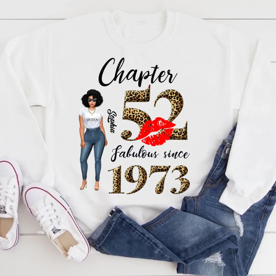 52nd birthday shirts for her, Personalised 52nd birthday gifts, 1973 t shirt, 52 and fabulous shirt, 52nd birthday shirt ideas, gift ideas 52nd birthday woman