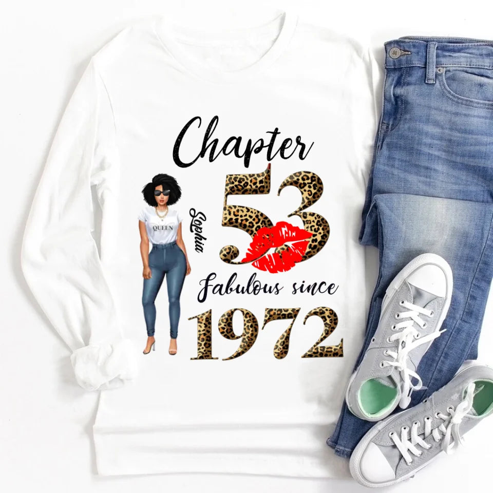 53rd birthday shirts for her, Personalised 53rd birthday gifts, 1972 t shirt, 53 and fabulous shirt, 53rd birthday shirt ideas, gift ideas 53rd birthday woman