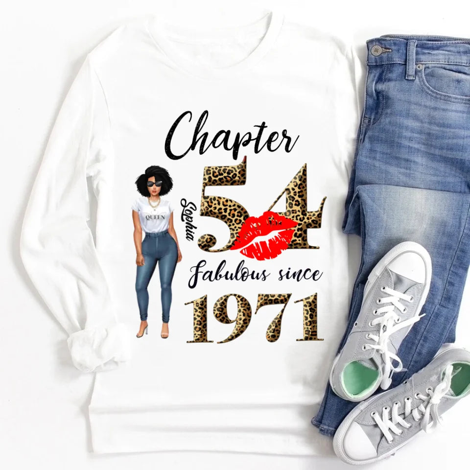 54th birthday shirts for her, Personalised 54th birthday gifts, 1971 t shirt, 54 and fabulous shirt, 54th birthday shirt ideas, gift ideas 54th birthday woman