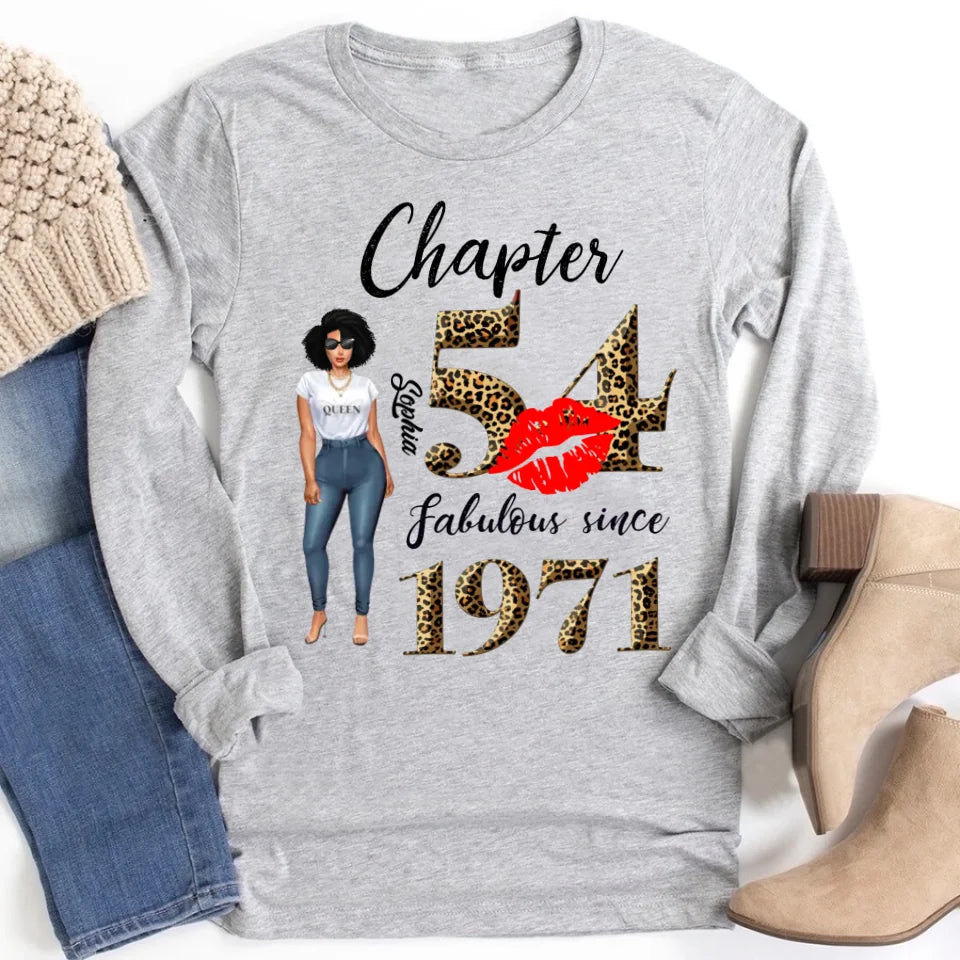 54th birthday shirts for her, Personalised 54th birthday gifts, 1971 t shirt, 54 and fabulous shirt, 54th birthday shirt ideas, gift ideas 54th birthday woman