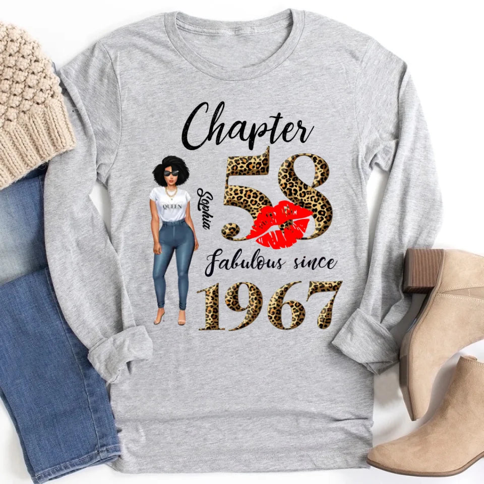 58th birthday shirts for her, Personalised 58th birthday gifts, 1967 t shirt, 58 and fabulous shirt, 58th birthday shirt ideas, gift ideas 58th birthday woman