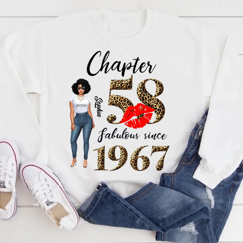 58th birthday shirts for her, Personalised 58th birthday gifts, 1967 t shirt, 58 and fabulous shirt, 58th birthday shirt ideas, gift ideas 58th birthday woman