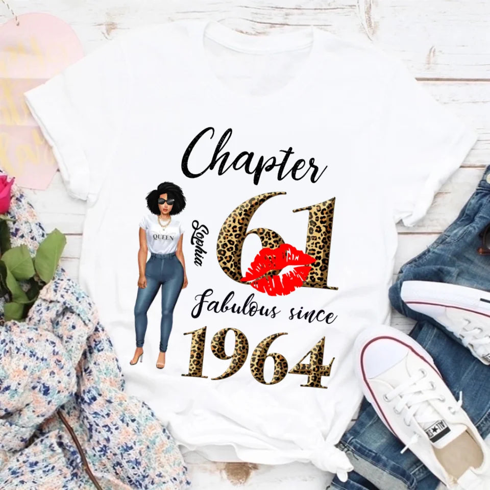 61st birthday shirts for her, Personalised 61st birthday gifts, 1964 t shirt, 61 and fabulous shirt, 61st  birthday shirt ideas, gift ideas 61st birthday woman