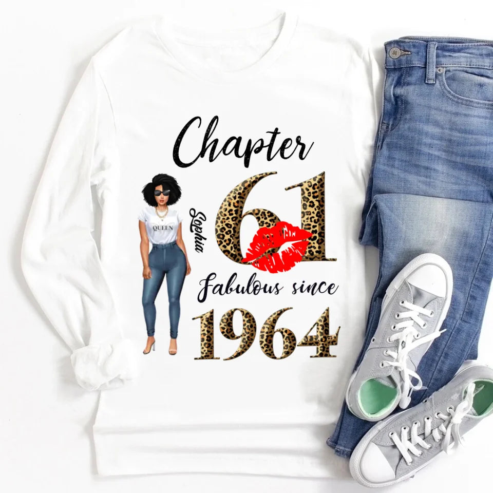 61st birthday shirts for her, Personalised 61st birthday gifts, 1964 t shirt, 61 and fabulous shirt, 61st  birthday shirt ideas, gift ideas 61st birthday woman
