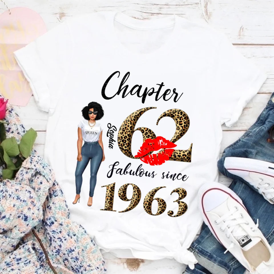 62nd birthday shirts for her, Personalised 62nd birthday gifts, 1963 t shirt, 62 and fabulous shirt, 62nd birthday shirt ideas, gift ideas 62nd birthday woman