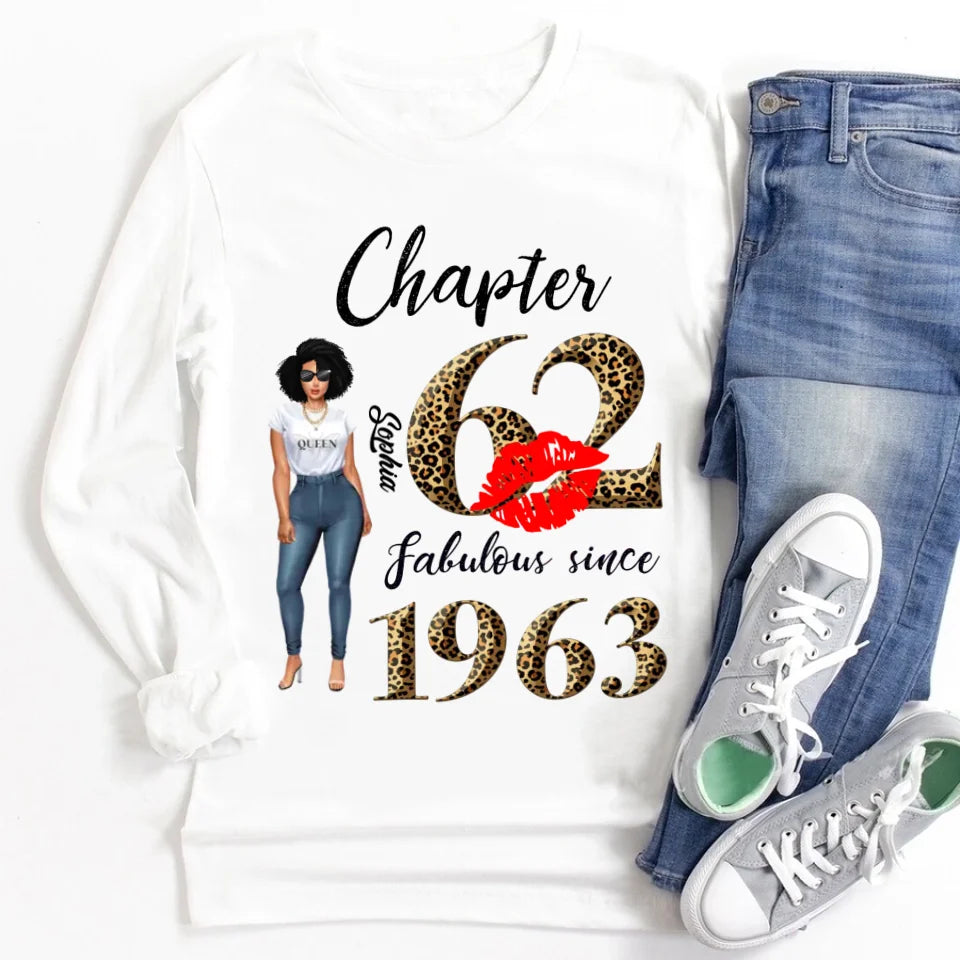 62nd birthday shirts for her, Personalised 62nd birthday gifts, 1963 t shirt, 62 and fabulous shirt, 62nd birthday shirt ideas, gift ideas 62nd birthday woman