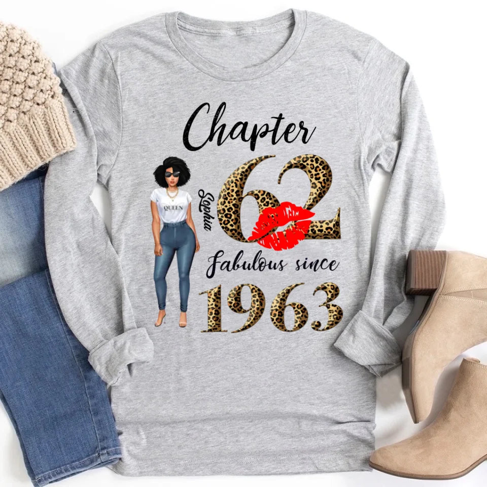 62nd birthday shirts for her, Personalised 62nd birthday gifts, 1963 t shirt, 62 and fabulous shirt, 62nd birthday shirt ideas, gift ideas 62nd birthday woman