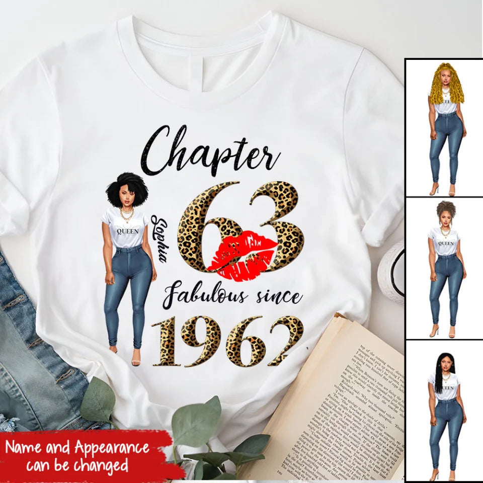 63rd birthday shirts for her, Personalised 63rd birthday gifts, 1962 t shirt, 63 and fabulous shirt, 63rd birthday shirt ideas, gift ideas 63rd birthday woman
