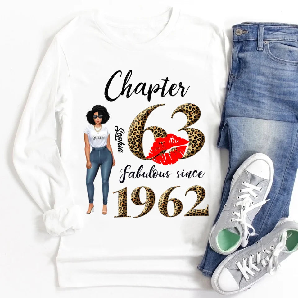63rd birthday shirts for her, Personalised 63rd birthday gifts, 1962 t shirt, 63 and fabulous shirt, 63rd birthday shirt ideas, gift ideas 63rd birthday woman