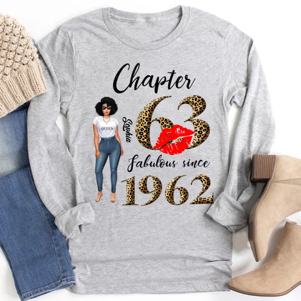 63rd birthday shirts for her, Personalised 63rd birthday gifts, 1962 t shirt, 63 and fabulous shirt, 63rd birthday shirt ideas, gift ideas 63rd birthday woman