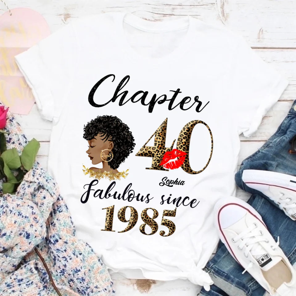 40th birthday shirts for her, Personalised 40th birthday gifts, 1985 t shirt, 40 and fabulous shirt, 40th birthday shirt ideas, gift ideas 40th birthday woman