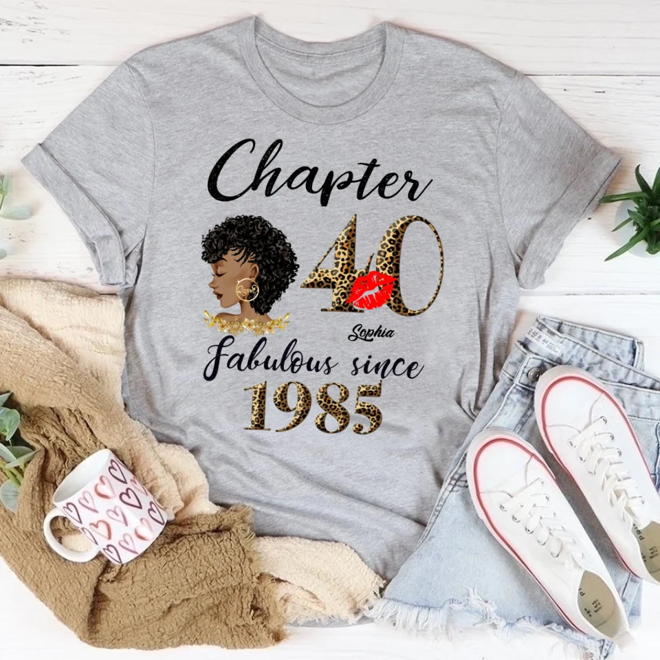 40th birthday shirts for her, Personalised 40th birthday gifts, 1985 t shirt, 40 and fabulous shirt, 40th birthday shirt ideas, gift ideas 40th birthday woman