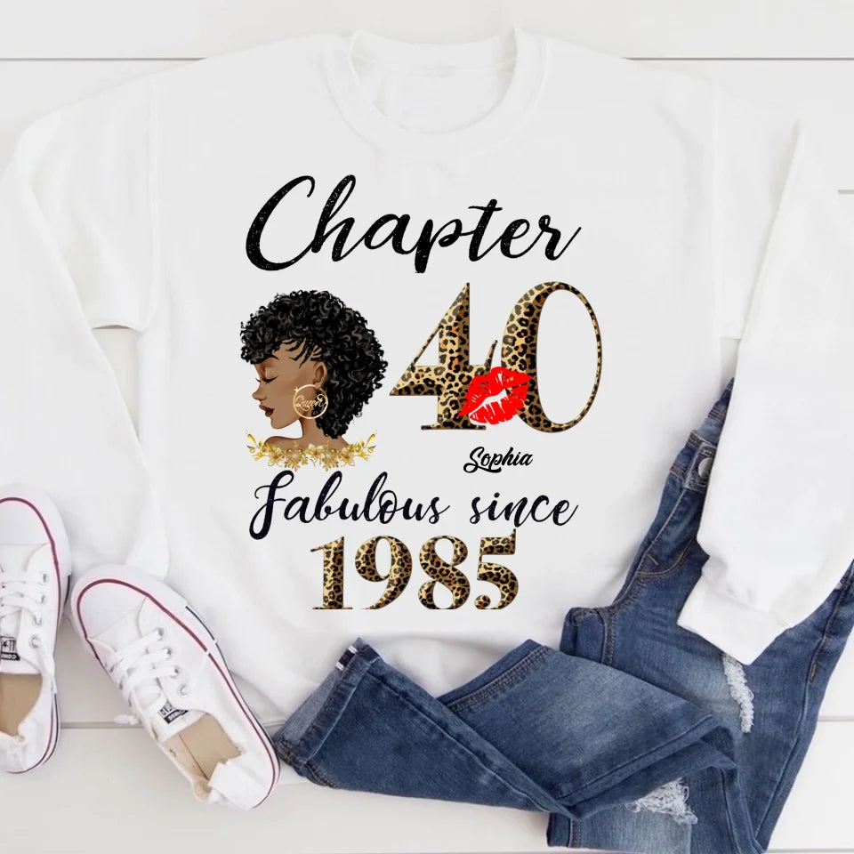 40th birthday shirts for her, Personalised 40th birthday gifts, 1985 t shirt, 40 and fabulous shirt, 40th birthday shirt ideas, gift ideas 40th birthday woman
