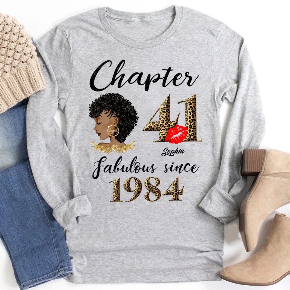 41st birthday shirts for her, Personalised 41st birthday gifts, 1984 t shirt, 41 and fabulous shirt, 41st birthday shirt ideas, gift ideas 41st birthday woman