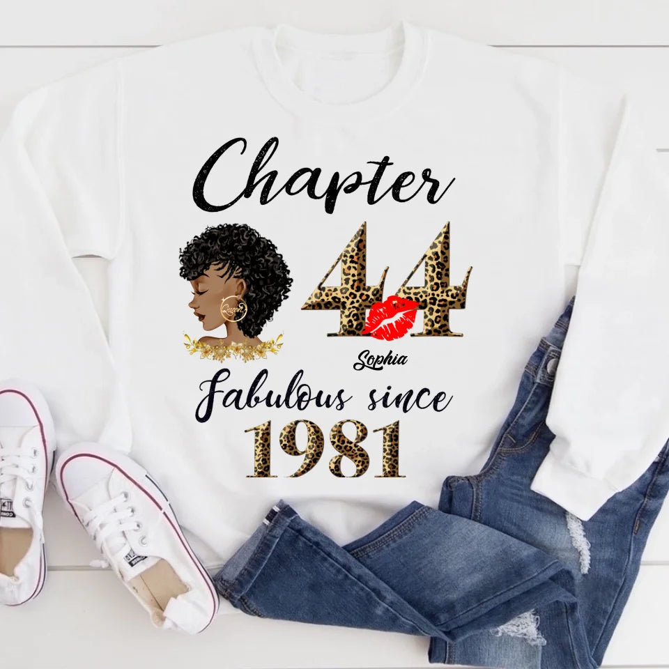 44th birthday shirts for her, Personalised 44th birthday gifts, 1981 t shirt, 44 and fabulous shirt, 44 birthday shirt ideas, gift ideas 44th birthday woman