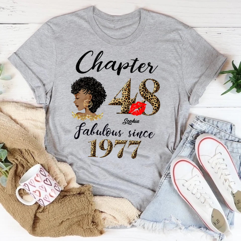 48th birthday shirts for her, Personalised 48th birthday gifts, 1977 t shirt, 48 and fabulous shirt, 48 birthday shirt ideas, gift ideas 48th birthday woman