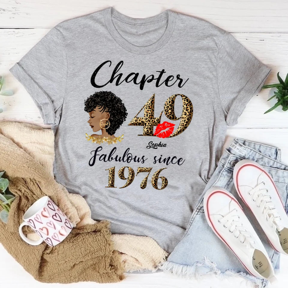 49th birthday shirts for her, Personalised 49th birthday gifts, 1976 t shirt, 49 and fabulous shirt, 49 birthday shirt ideas, gift ideas 49th birthday woman
