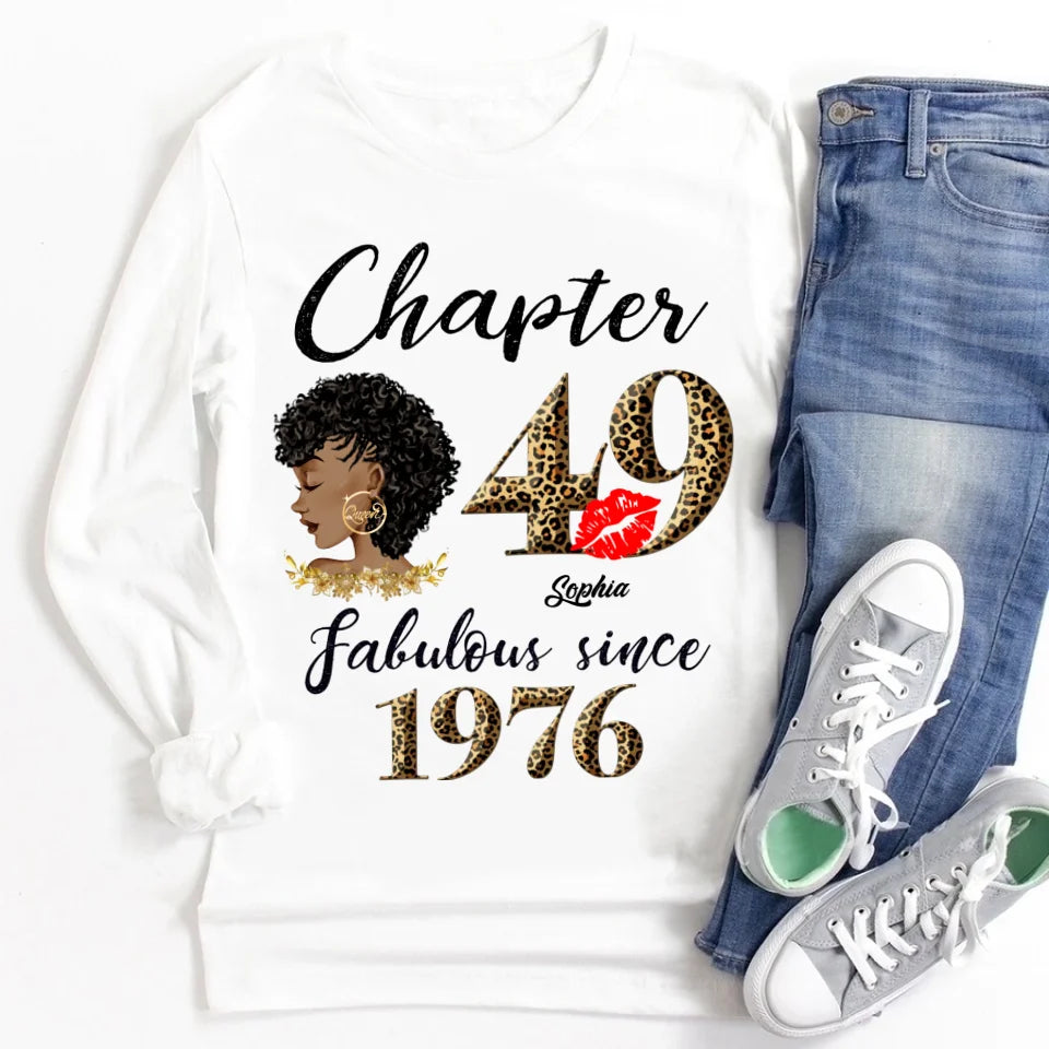 49th birthday shirts for her, Personalised 49th birthday gifts, 1976 t shirt, 49 and fabulous shirt, 49 birthday shirt ideas, gift ideas 49th birthday woman