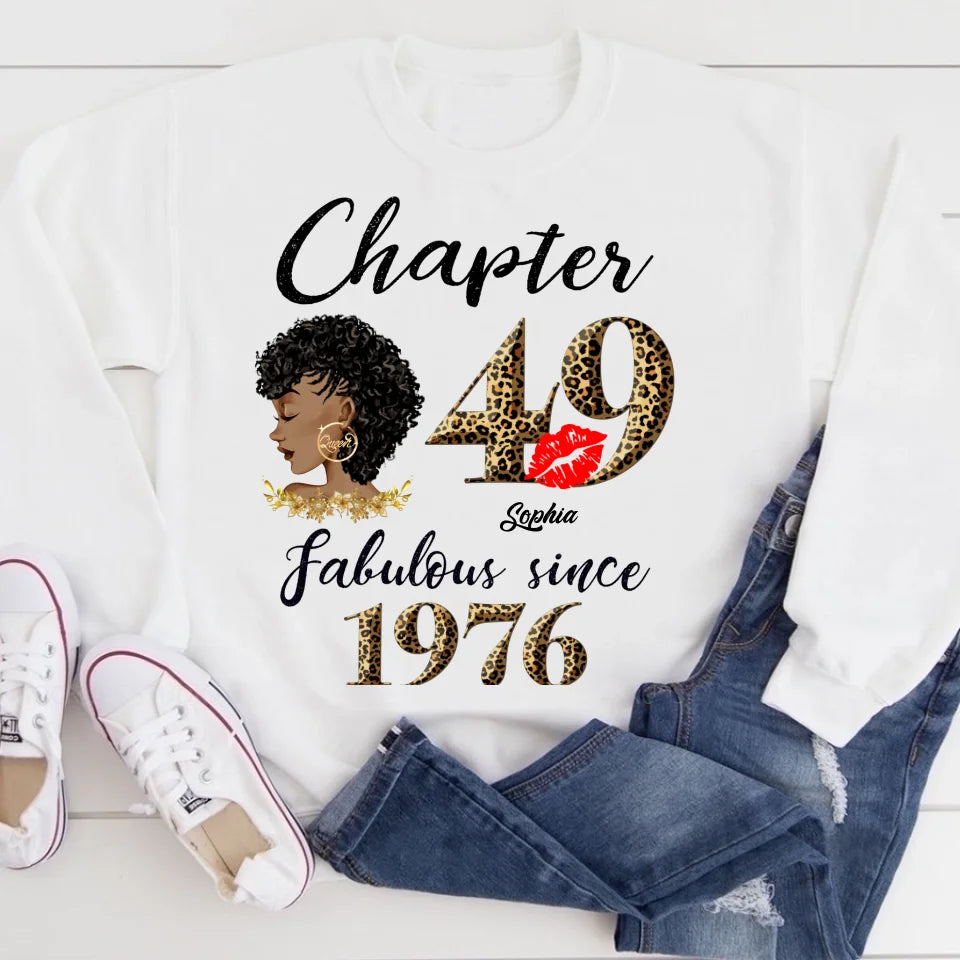 49th birthday shirts for her, Personalised 49th birthday gifts, 1976 t shirt, 49 and fabulous shirt, 49 birthday shirt ideas, gift ideas 49th birthday woman