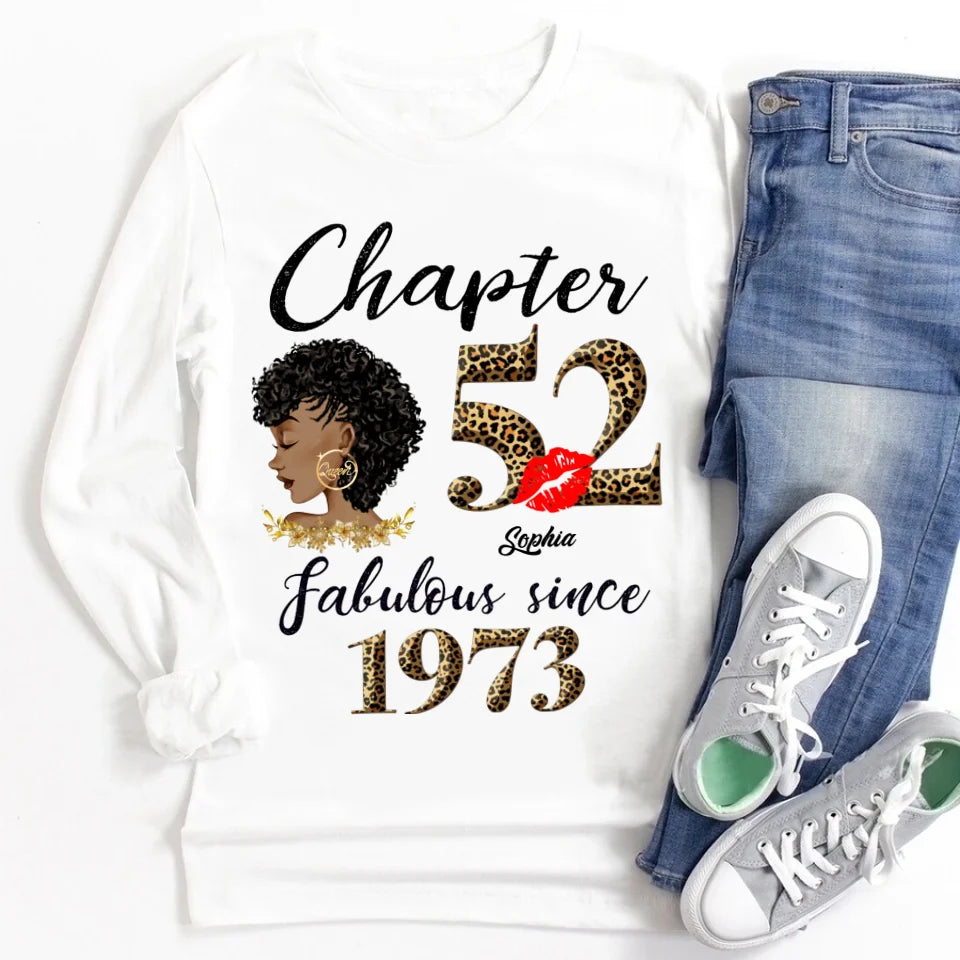52nd birthday shirts for her, Personalised 52nd birthday gifts, 1973 t shirt, 52 and fabulous shirt, 52 birthday shirt ideas, gift ideas 52nd birthday woman
