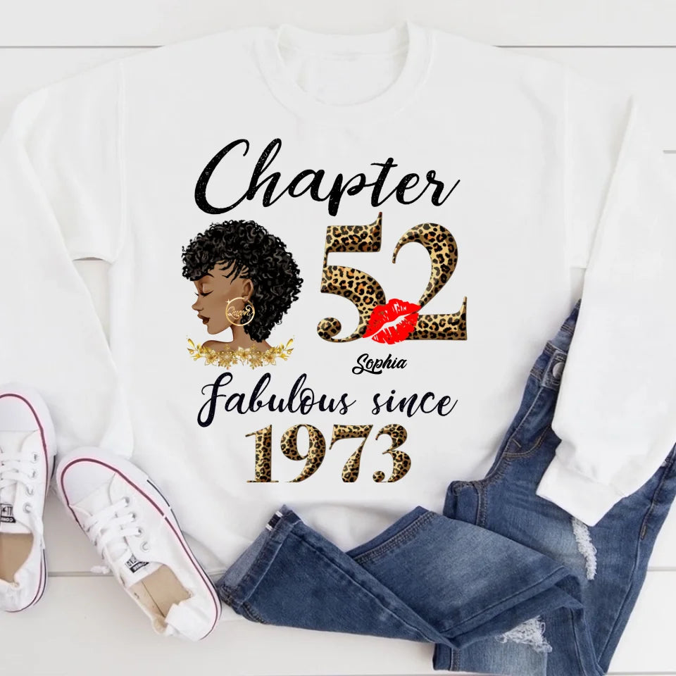 52nd birthday shirts for her, Personalised 52nd birthday gifts, 1973 t shirt, 52 and fabulous shirt, 52 birthday shirt ideas, gift ideas 52nd birthday woman