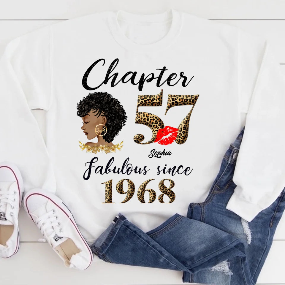 57th birthday shirts for her, Personalised 57th birthday gifts, 1968 t shirt, 57 and fabulous shirt, 57 birthday shirt ideas, gift ideas 57th birthday woman
