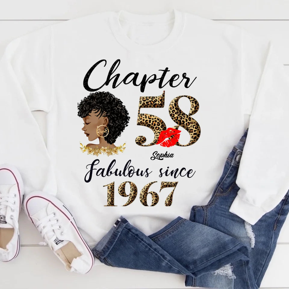 58th birthday shirts for her, Personalised 58th birthday gifts, 1967 t shirt, 58 and fabulous shirt, 58 birthday shirt ideas, gift ideas 58th birthday woman