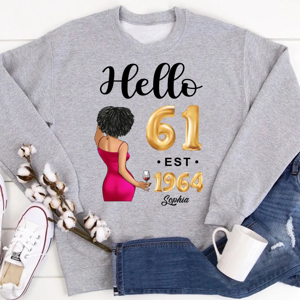 61st birthday shirts for her, Personalised 61st birthday gifts, 1964 t shirt, 61 and fabulous shirt, 61st  birthday shirt ideas, gift ideas 61st birthday woman