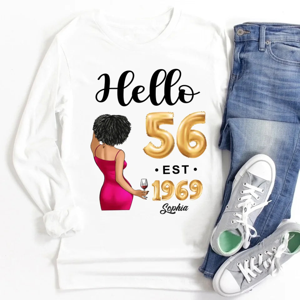 56th birthday shirts for her, Personalised 56th birthday gifts, 1969 t shirt, 56 and fabulous shirt, 56th birthday shirt ideas, gift ideas 56th birthday woman
