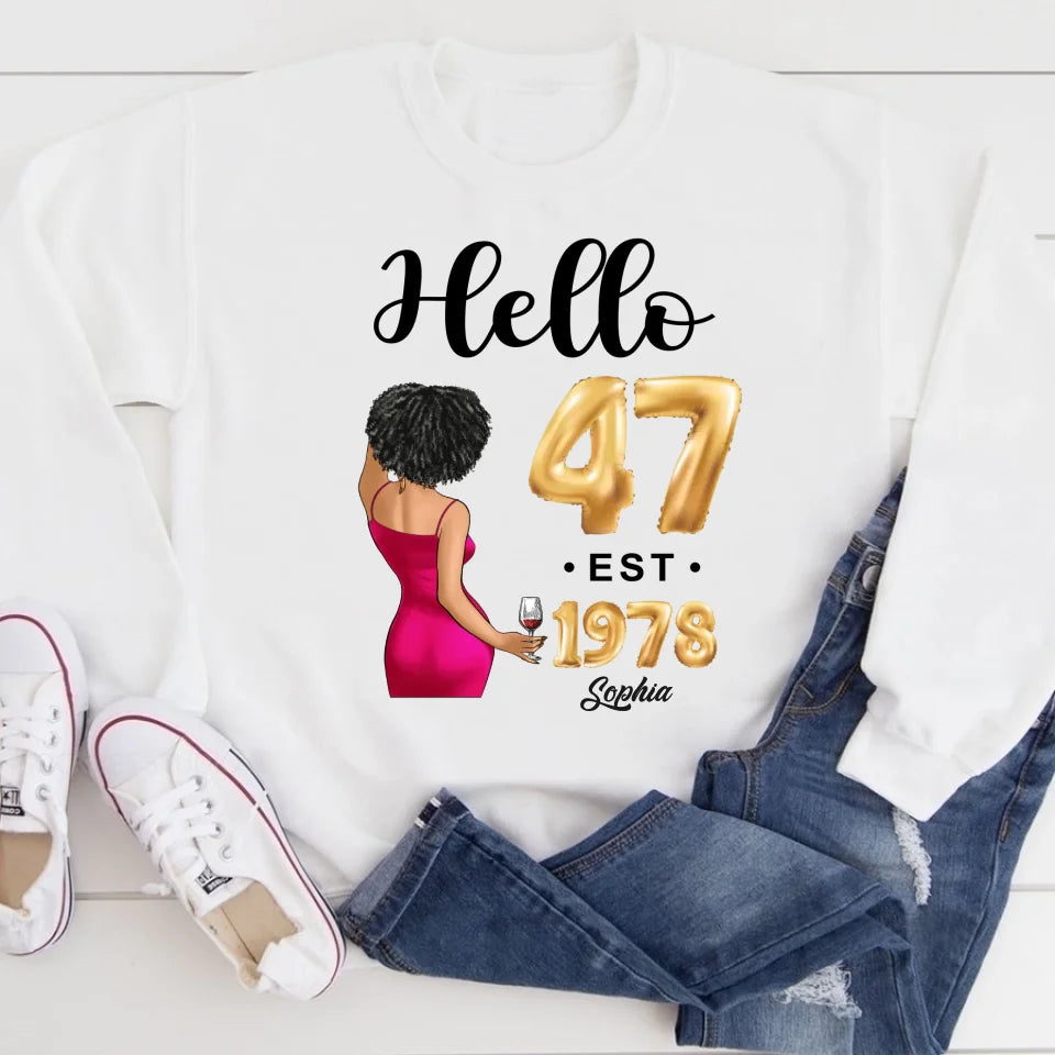 47th birthday shirts for her, Personalised 47th birthday gifts, 1978 t shirt, 47 and fabulous shirt, 47th birthday shirt ideas, gift ideas 47th birthday woman