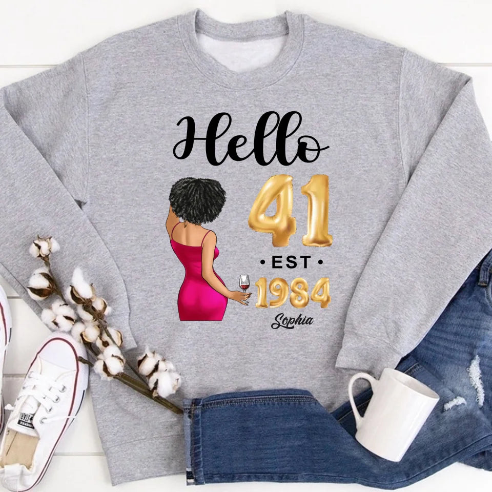 41st birthday shirts for her, Personalised 41st birthday gifts, 1984 t shirt, 41 and fabulous shirt, 41st birthday shirt ideas, gift ideas 41st birthday woman