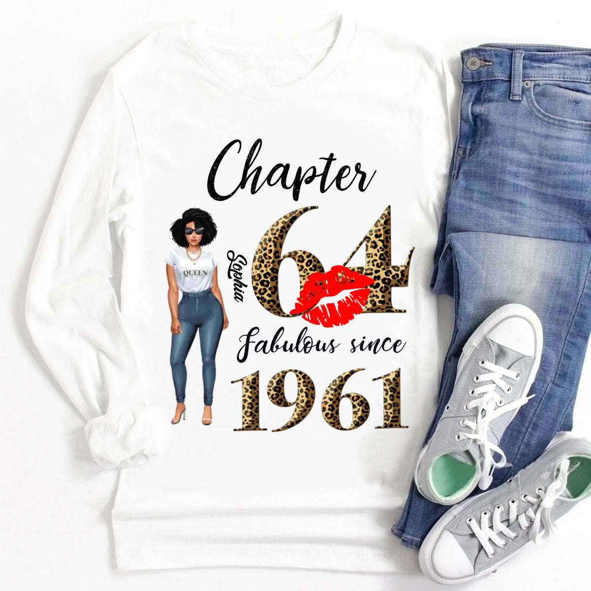 64th birthday shirts for her, Personalised 64th birthday gifts, 1961 t shirt, 64 and fabulous shirt, 64th birthday shirt ideas, gift ideas 64th birthday woman