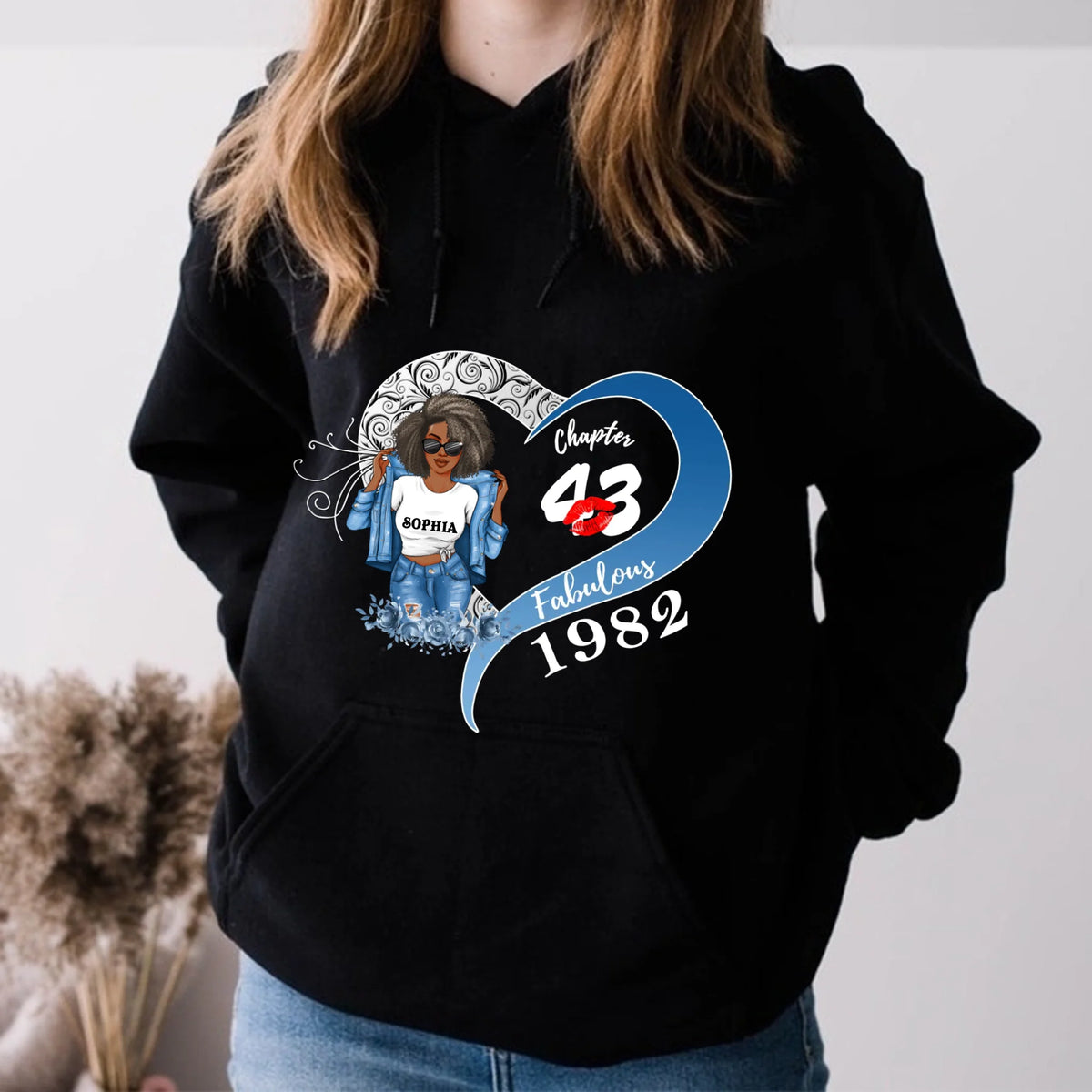 43rd Birthday Shirts, Custom Birthday Shirts, Turning 43 Shirt, Gifts For Women Turning 43, 43 And Fabulous Shirt, 1982 Shirt, 43 Birthday Shirts For Her