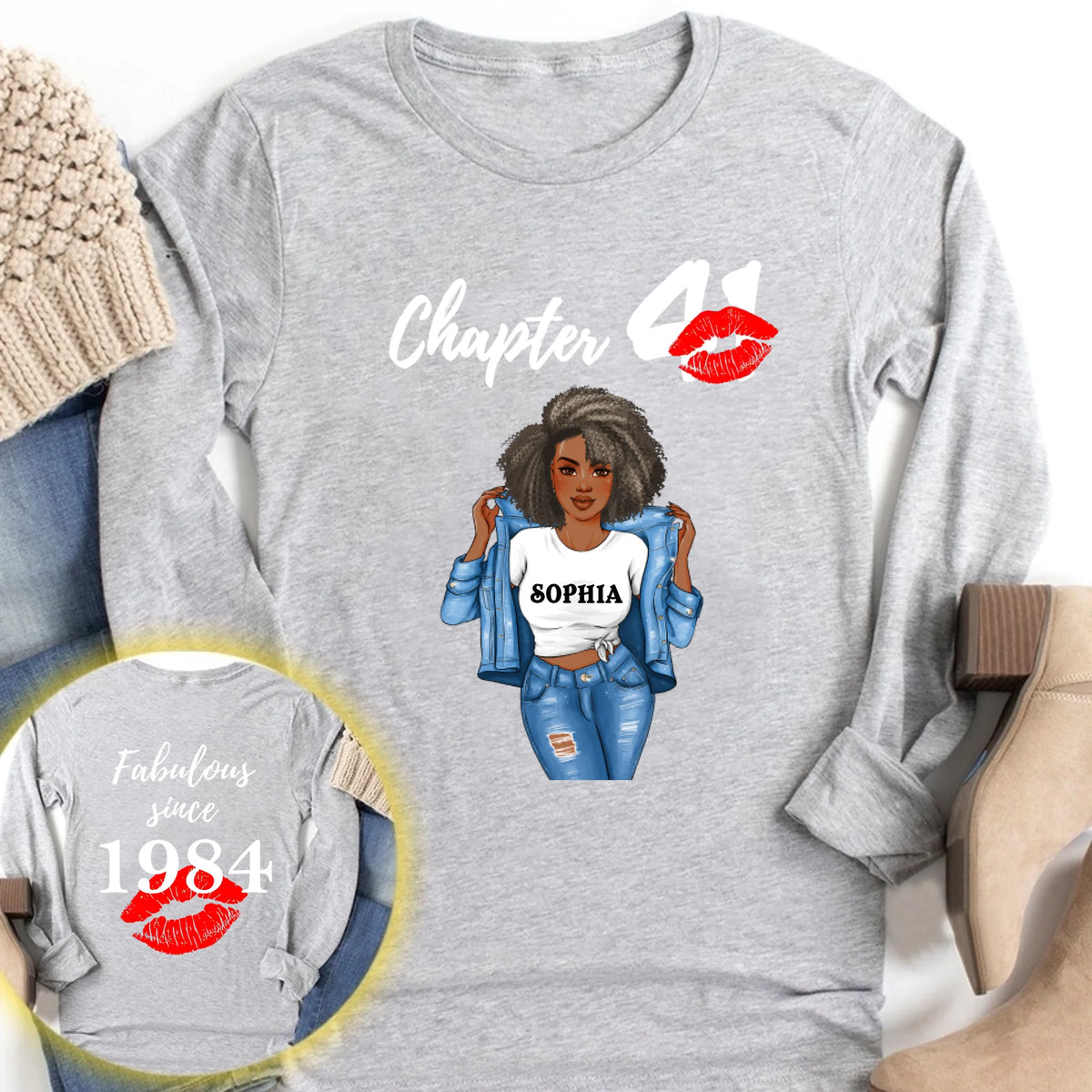 Personalized 41st birthday gifts ideas 41st birthday shirt for her back in 1984 turning 41 shirts 41st birthday t shirts for woman